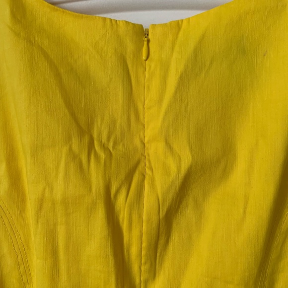 Bebe Yellow Ruffled Mini Dress - Picture 5 of 6